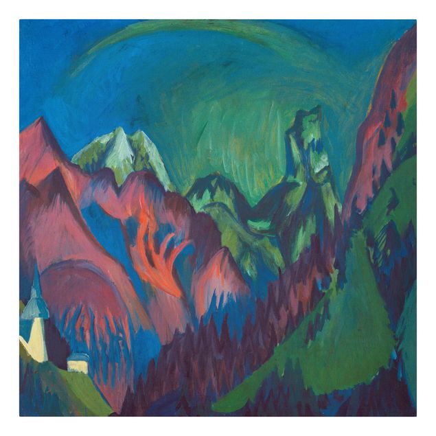Wandbilder Natur Ernst Ludwig Kirchner - Zügenschlucht bei Monstein