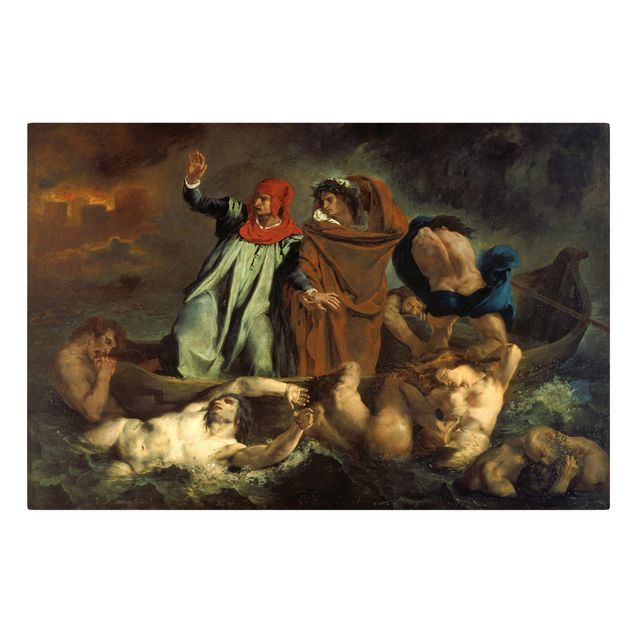 Eugène Delacroix Bilder Eugène Delacroix - Dante und Virgil in der Hölle