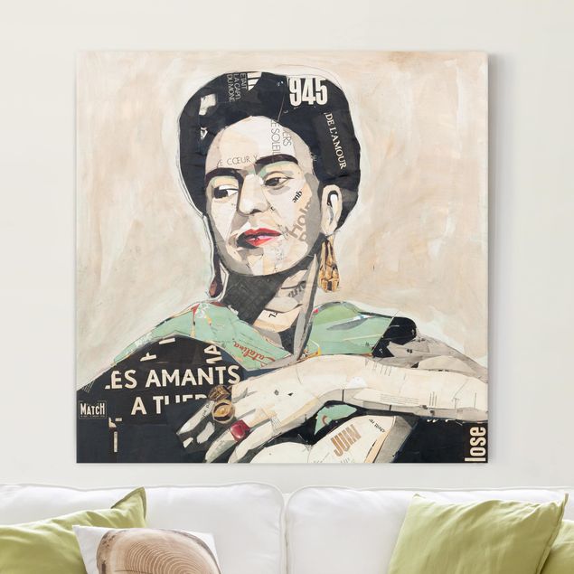 Leinwandbilder XXL Frida Kahlo - Collage No.4