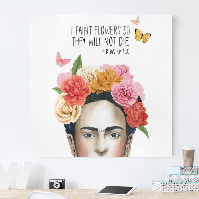 Wandbilder XXL Fridas Gedanken - Blumen