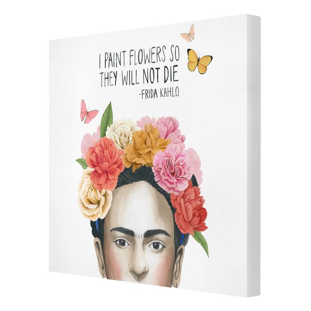 Wandbilder Fridas Gedanken - Blumen