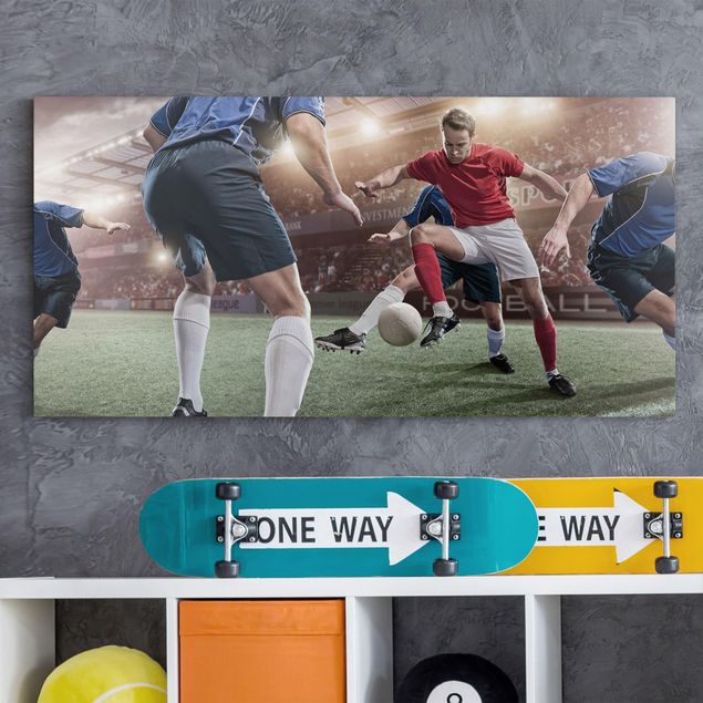 Wandbilder XXL Fußballrivalen