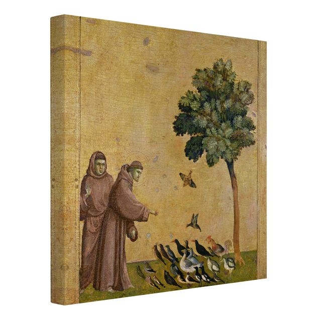 Wandbilder Tiere Giotto di Bondone - Der Heilige Franziskus