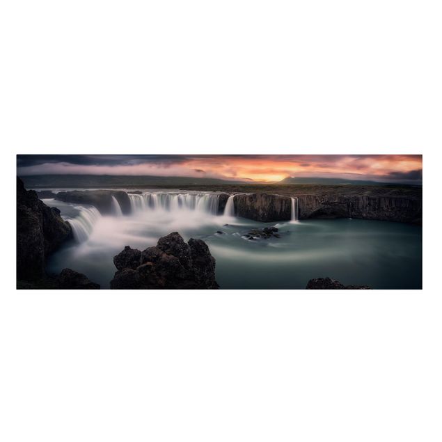 Bilder für die Wand Goðafoss Wasserfall in Island