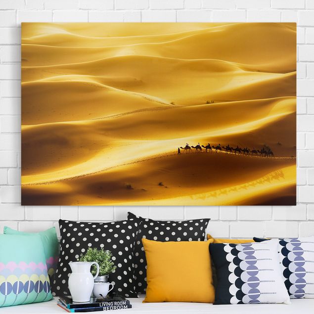Leinwand Bilder XXL Golden Dunes