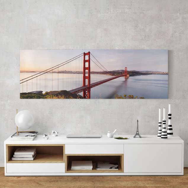 Leinwandbilder Skyline Golden Gate Bridge in San Francisco