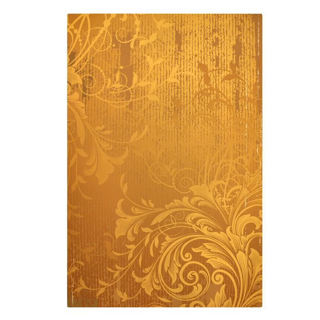 Wandbilder Goldene Flora
