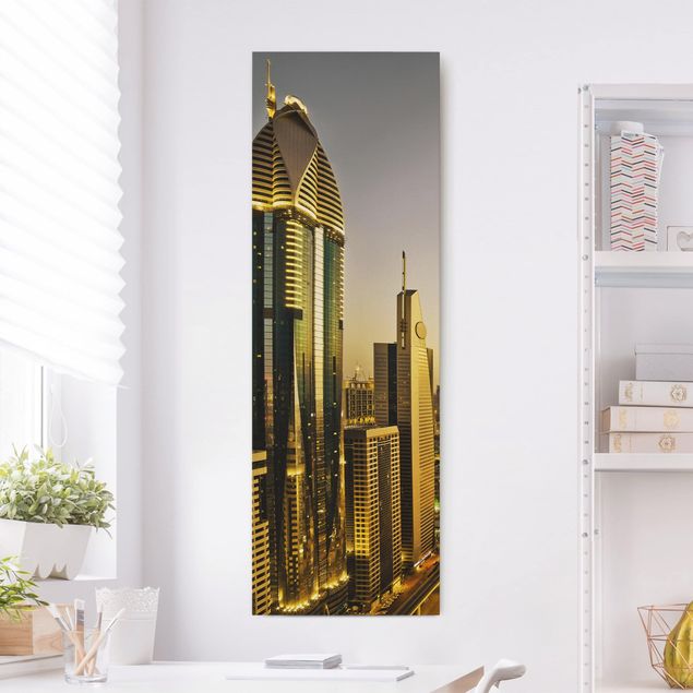 Leinwandbilder XXL Goldenes Dubai