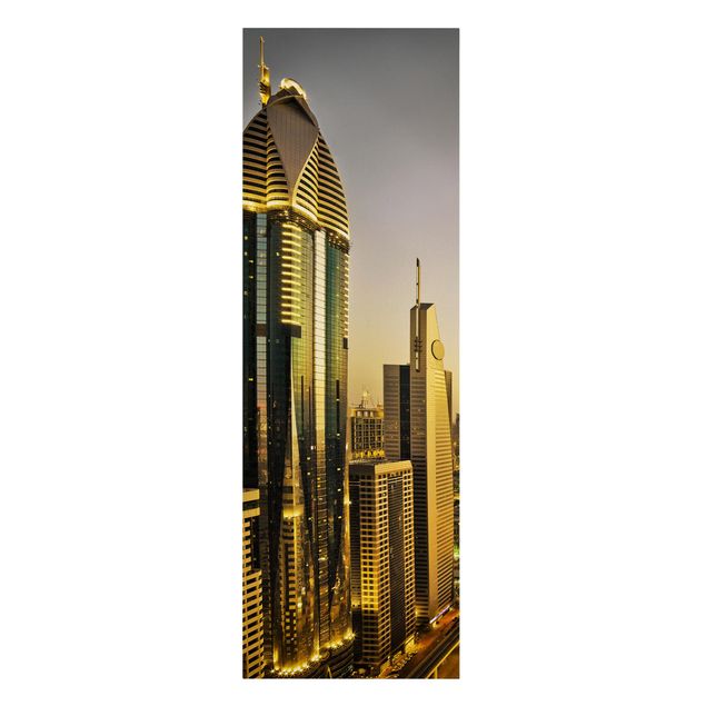 Leinwandbilder Wohnzimmer modern Goldenes Dubai