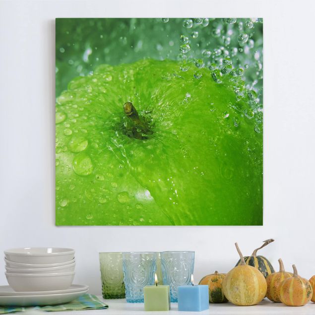 Schöne Wandbilder Green Apple