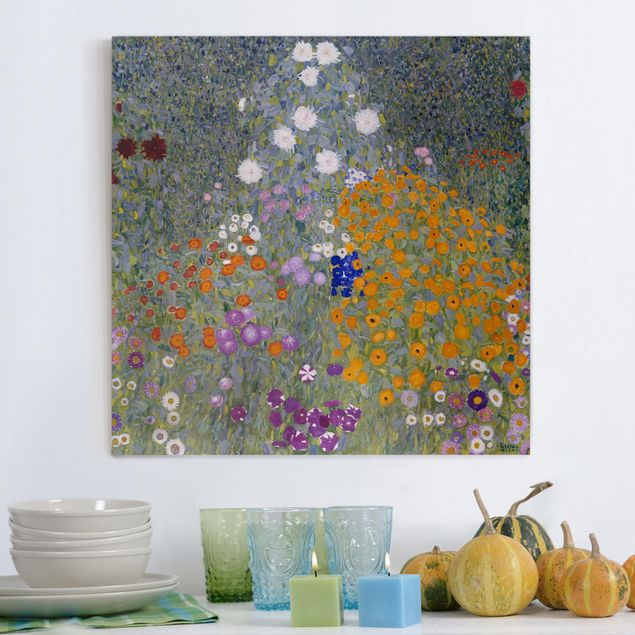 Bilder Jugendstil Gustav Klimt - Bauerngarten