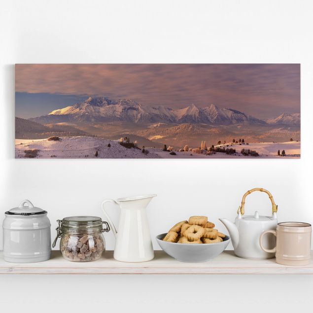 Wandbilder XXL Hohe Tatra am Morgen