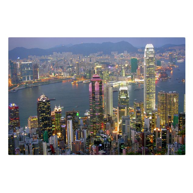 Bilder für die Wand Hongkong Skyline
