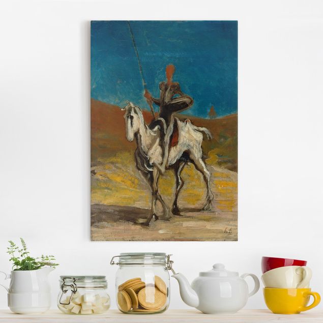 Leinwand Bilder XXL Honoré Daumier - Don Quixote