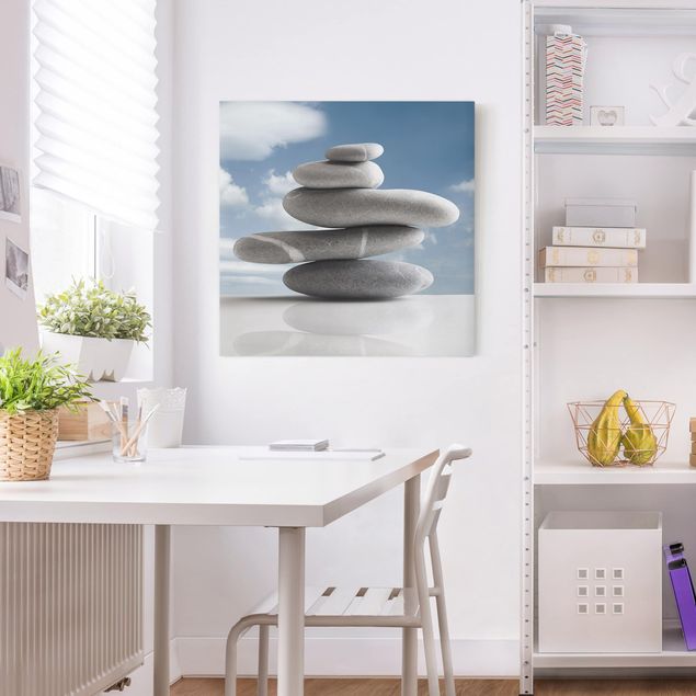 Leinwandbilder Wohnzimmer modern In Balance
