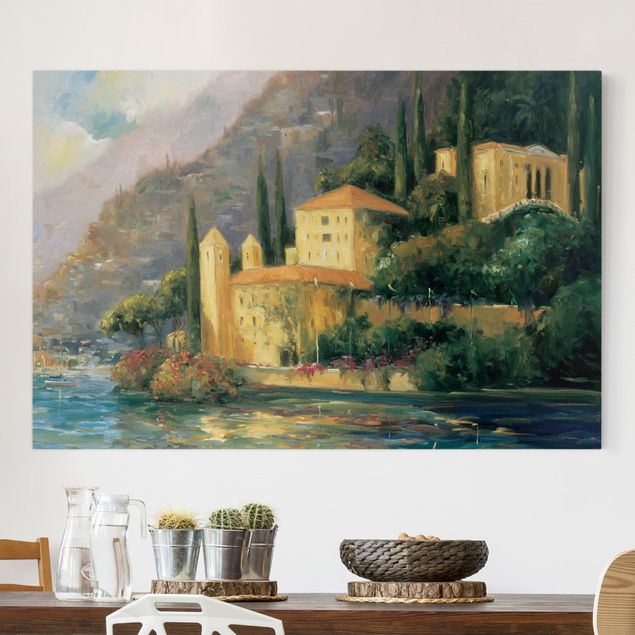 Wandbilder XXL Italienische Landschaft - Landhaus