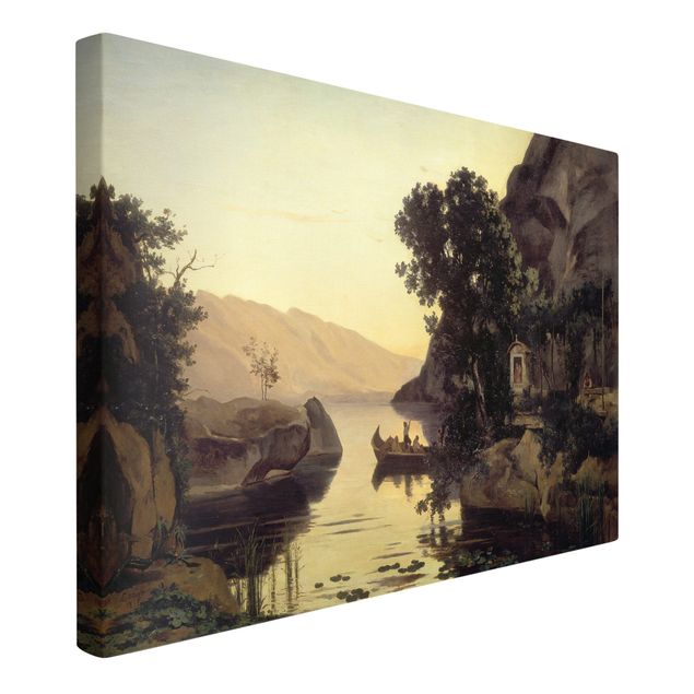 Kunstdrucke auf Leinwand Jean-Baptiste Camille Corot - Landschaft bei Riva