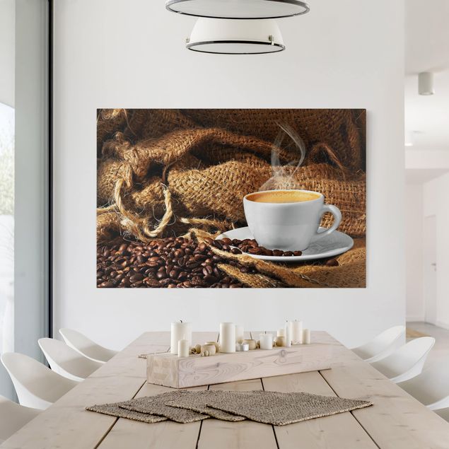 Leinwandbilder Kaffee Kaffee am Morgen
