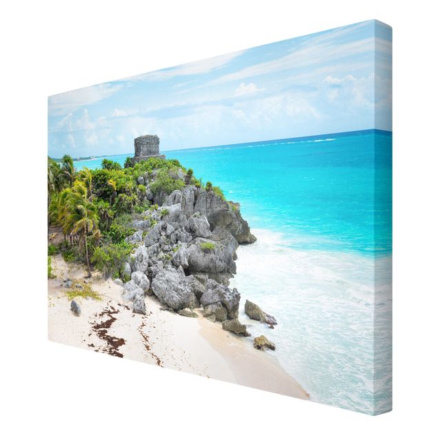 Kunstdruck Philippe Hugonnard Karibikküste Tulum Ruinen