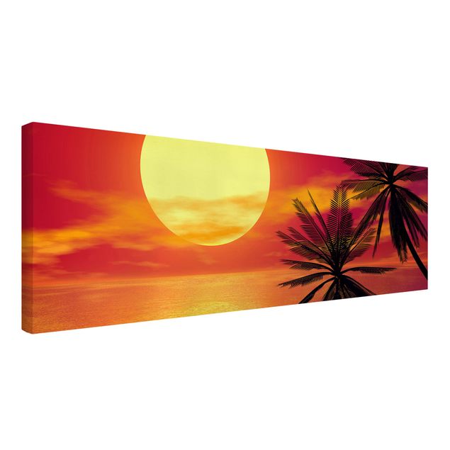 Wandbilder Natur Karibischer Sonnenuntergang