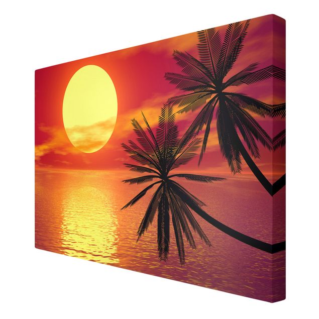 Schöne Wandbilder Karibischer Sonnenuntergang
