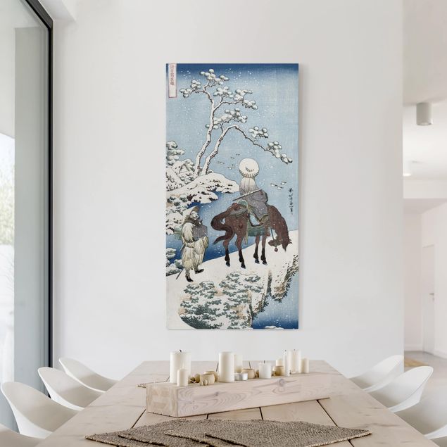 Wandbilder Natur Katsushika Hokusai - Der chinesische Dichter