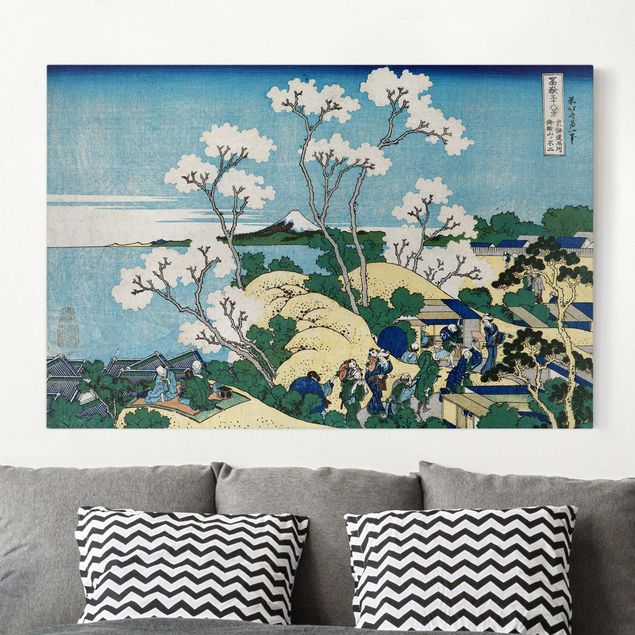 Leinwand Bilder XXL Katsushika Hokusai - Der Fuji von Gotenyama