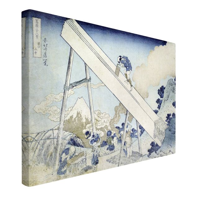 Kunstdrucke auf Leinwand Katsushika Hokusai - In den Totomi Bergen