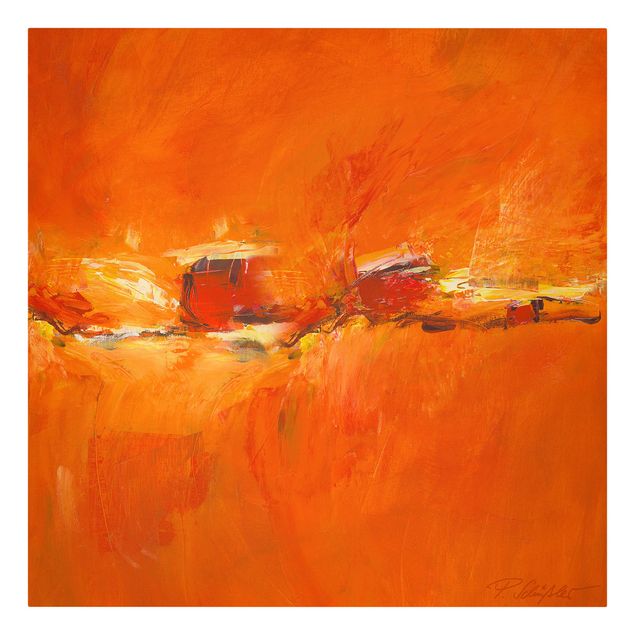 Kunstdrucke auf Leinwand Petra Schüßler - Komposition in Orange