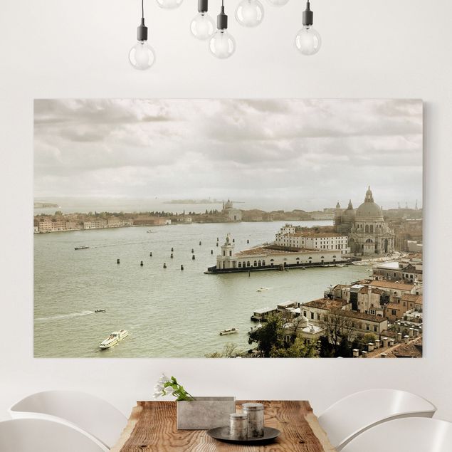 Leinwand Bilder XXL Lagune von Venedig