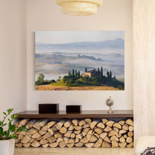 Wandbilder Wohnzimmer modern Landgut in der Toskana