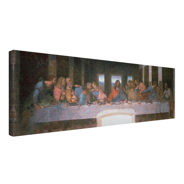 Wandbilder Wohnzimmer modern Leonardo da Vinci - Das letzte Abendmahl