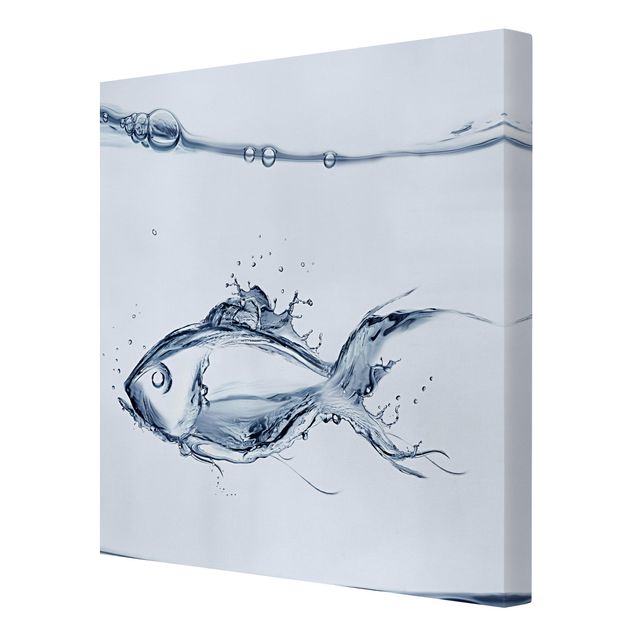 Wandbilder Liquid Silver Fish