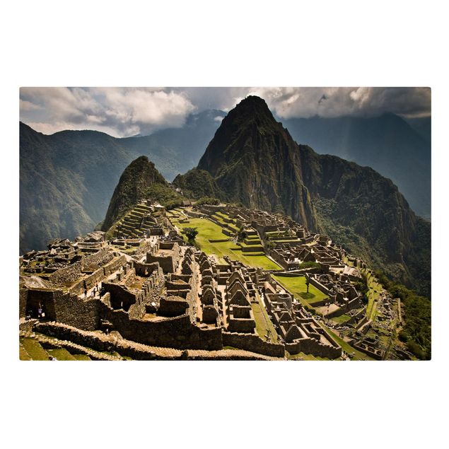 Wandbilder Wohnzimmer modern Machu Picchu
