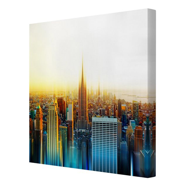 Leinwandbilder Skyline Manhattan Abstrakt