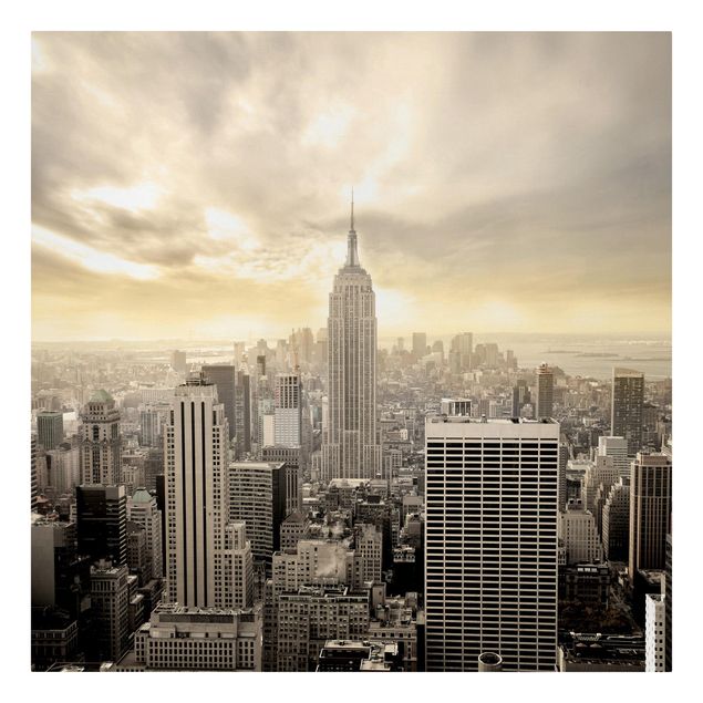 Leinwandbilder Skyline Manhattan Dawn