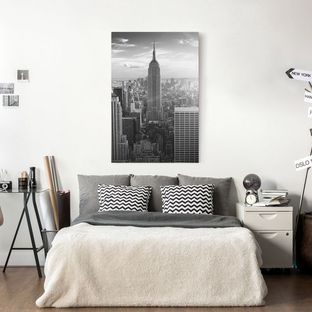 New York Leinwand Manhattan Skyline