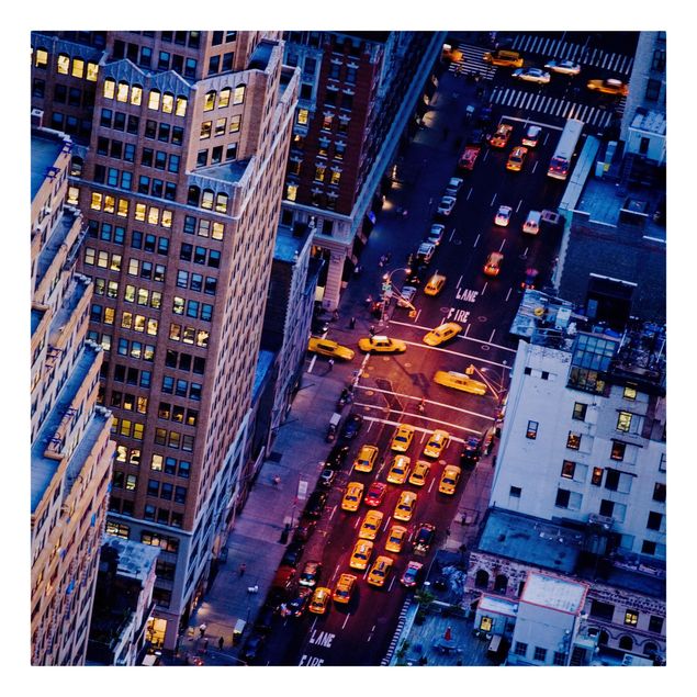 Wandbilder Manhattans Taxilichter