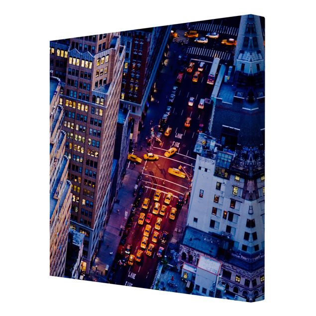 Leinwandbilder Manhattans Taxilichter