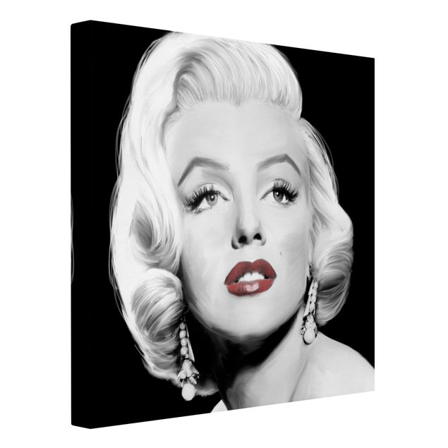 Schöne Wandbilder Marilyn mit Ohrschmuck