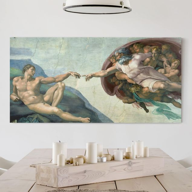 Leinwandbilder XXL Michelangelo - Sixtinischen Kapelle