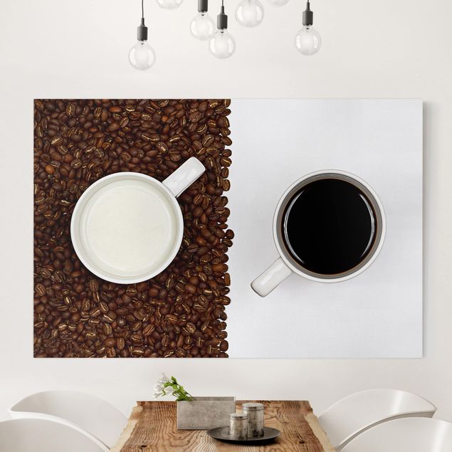 Leinwandbilder Kaffee Milchkaffee