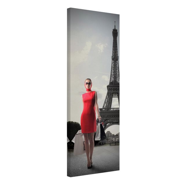 Moderne Leinwandbilder Wohnzimmer Mode de la Paris