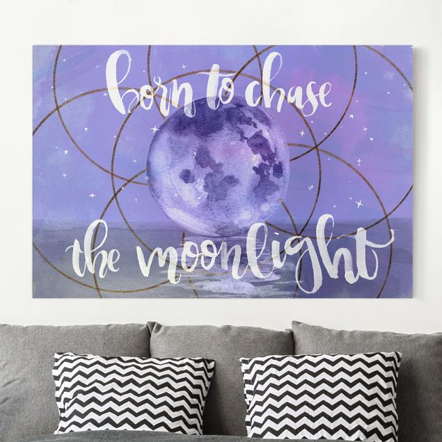 Wandbilder XXL Mond-Kind - Moonlight