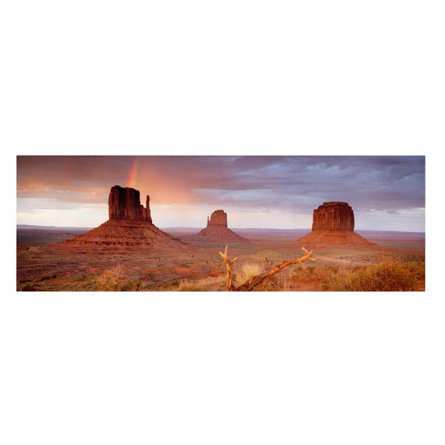 Leinwandbilder Landschaft Monument Valley bei Sonnenuntergang