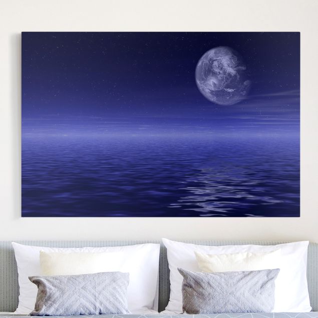 Leinwandbilder XXL Moon and Ocean