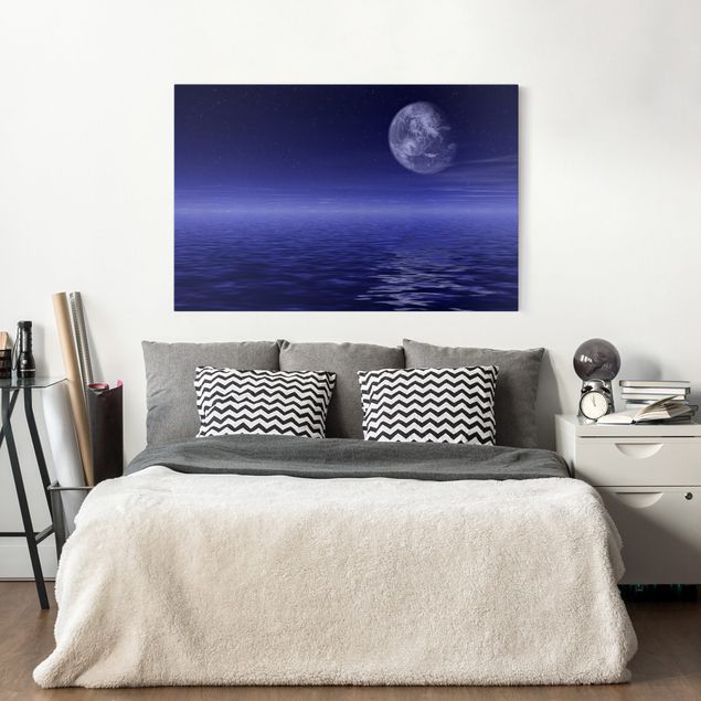 Leinwandbilder Natur Moon and Ocean