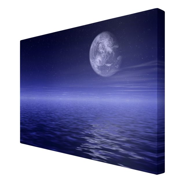 Schöne Wandbilder Moon and Ocean