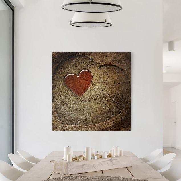 Wandbilder Wohnzimmer modern Natural Love