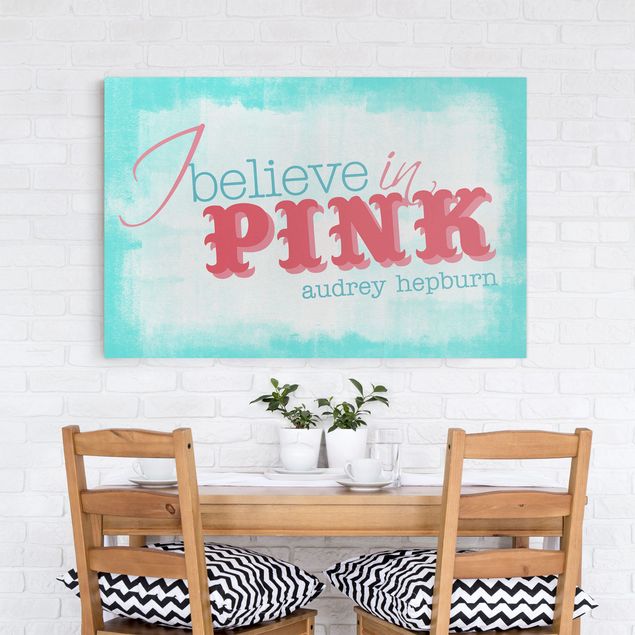 Wandbilder Sprüche Pink